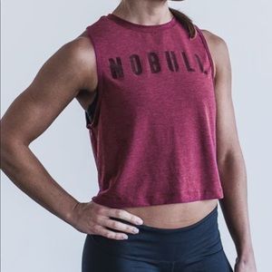 SOLD OUT NWT NOBULL Muscle Tank Crop Wine